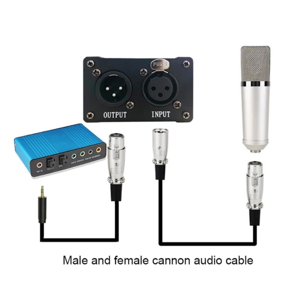 48V Phantom Power Supply Kondensor Mikrofon Fantom Power GAZ-PS02 Professionell USB - power