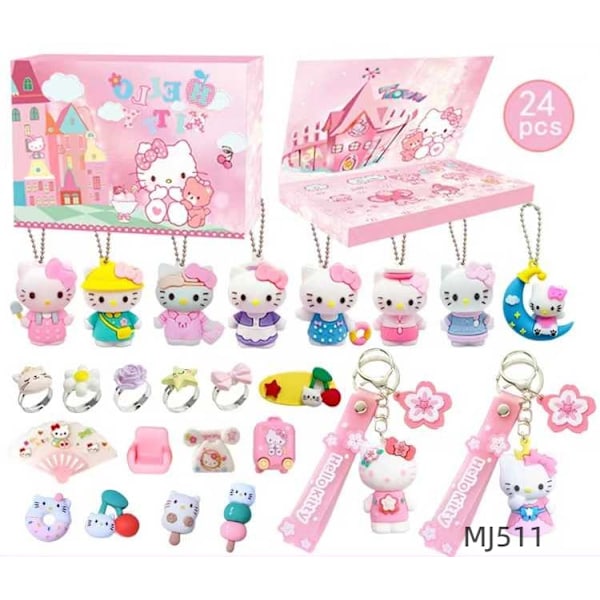 Blind Box Hole Fun Barn DIY Dockdocka Nyckelring Sjöjungfru Enhörning Set Present GL-61