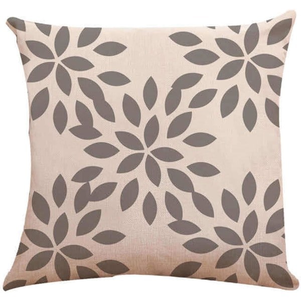 IC Tyynynpäällinen 40x40 moderni sohvanpäällinen, koristeellinen tyynynpäällinen ulkokäyttöön vuodesohvalle autoon (harmaa, 40x40, 4 kpl:n setti)