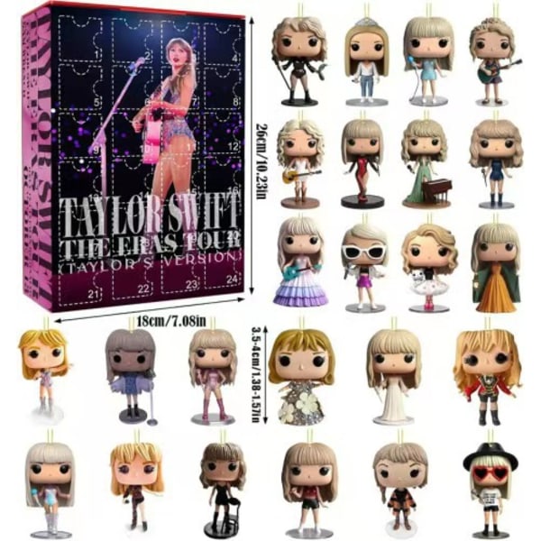 Taylors Julkalender Taylor Swift Jul 24-dagars nedräkning blindbox E