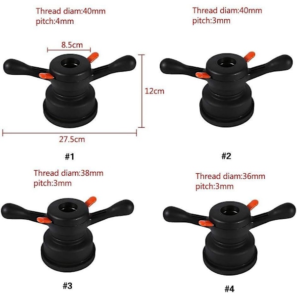 Renkaiden tasapainotusväline Pyörän tasapainotin Nopea renkaanvaihtotyökalu (Koko: 1# 40mm/4mm)
