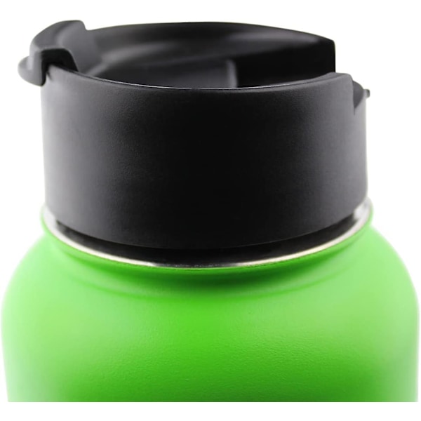 2-pack Hydro Wide Mouth Flip and Sip ersättningskaffe lock eller lock kompatibla med Hydroflask, Nalgene och många andra stora vattenflaskmärken