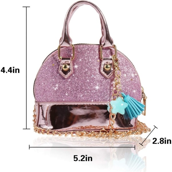 IC Paillet Håndtasker Mini Prinsesse Håndtaske Skalformet Crossbody-taske
