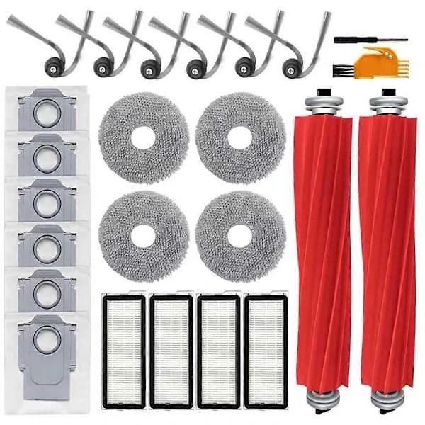 Replacement Accessory Kit for Roborock QR 798 / QR 598 / QV 35A Robot Vacuum Cleaner Roller Brush Hepa Filter
