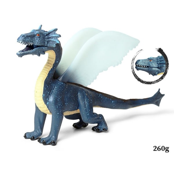 Drakmodeller Actionfigurer hög simulering djurmodell drakestatyer 24*5*12cm