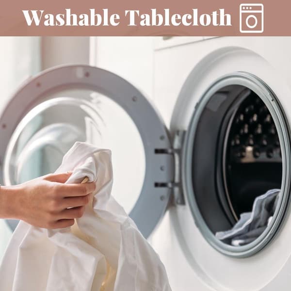 Rund duk med elastisk kant, vaskbart 3D-treprint polyestertrekk for innendørs og utendørs servering, mørkt tre, 110 cm