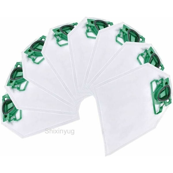 Mikrofleece støvsugerposer egnet for Vorwerk Kobold 200 VK200 FP200.5 støvposer for allergikere -, fra DEBUNS