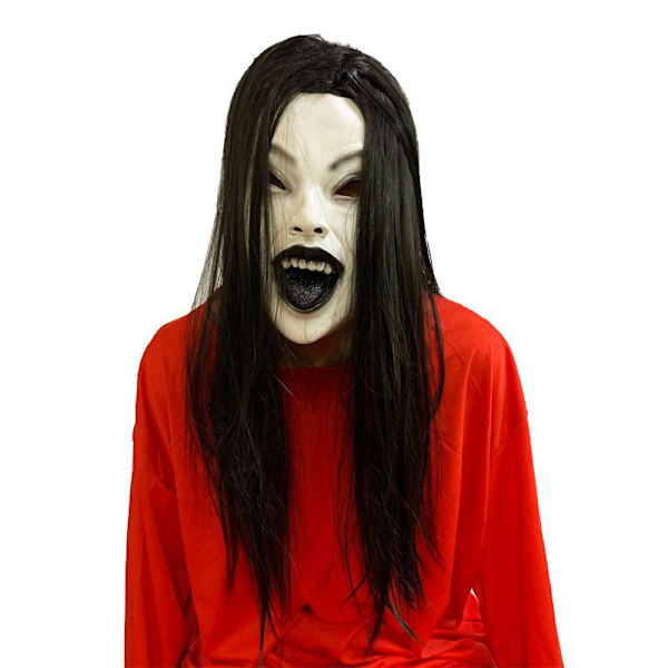 Spökhusmanuskript dödar NPC män och kvinnor mask huvudbonad Halloween rumsflykt spökhus skräckkostym MJ51 C