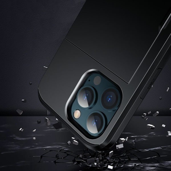 IC iPhone 13 - Hybridikuori Korttitaskulla - Kulta