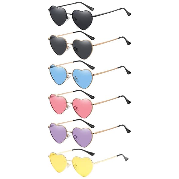 Hjerteformede solbriller for barn, polariserte, GULL-ROSA GULL-ROSA Gull-Rosa Gold-Pink