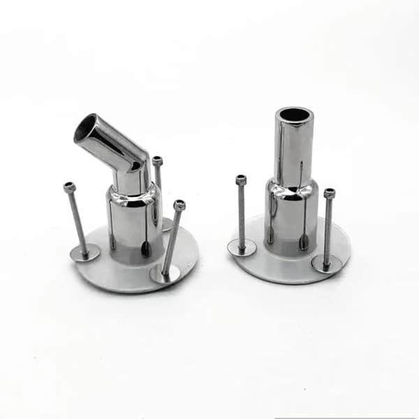 22/24 mm diameter gennem skrogets udstødningssystem skinnpasning rustfrit stålrørshylsa med pakning til bådvarmer null - Bend Diameter 24mm