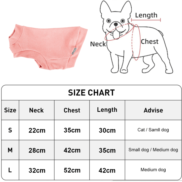 IC Hundetrøje i blød fleece - Varm hundetrøje til små til M