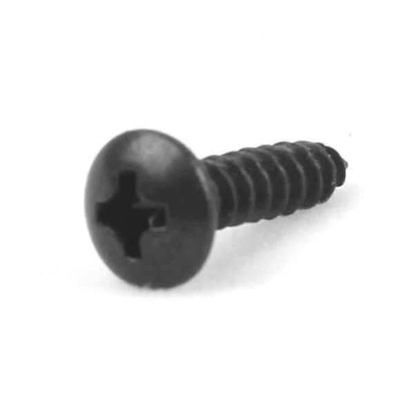 Selvskruende treskruer - Karbonstålskruer Krysshode Rundhode Sopphode Svart M5*12mm (100 stk)