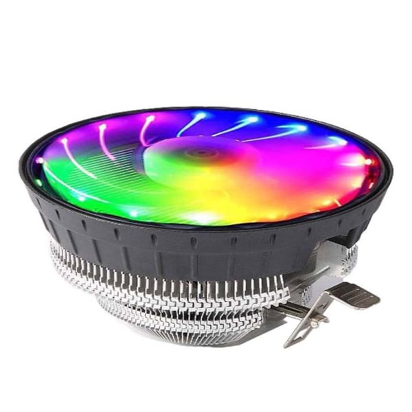 CPU Cooler Kylare Lågbrus RGB Glow Kylfläkt för stationär datorkylare