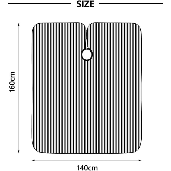 Frisörkappa Frisörkappa, Klippkappor, Vattentät Frisörkappa i Full Längd för Hårstyling, Klippning och Färgning C