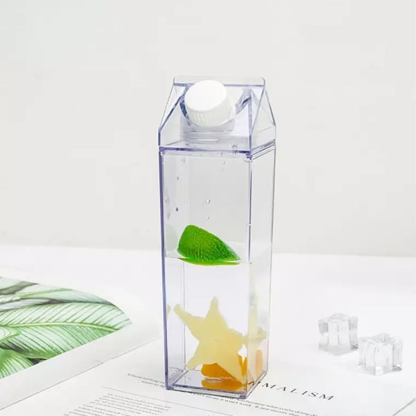 IC 16,9 oz / 33,8 oz (500 ml/1 000 ml) vandflaske til mælkekarton A