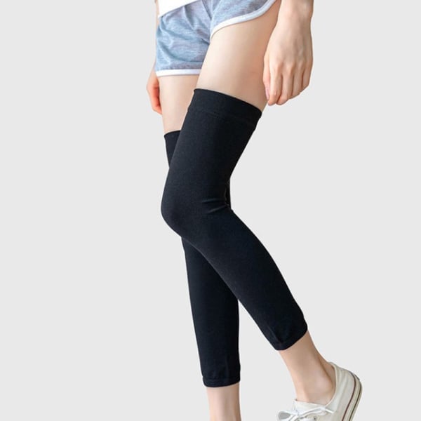 IC Enkla benvarmere Dame Elasticitet Åndbar Blød All-match S Sort 46cm