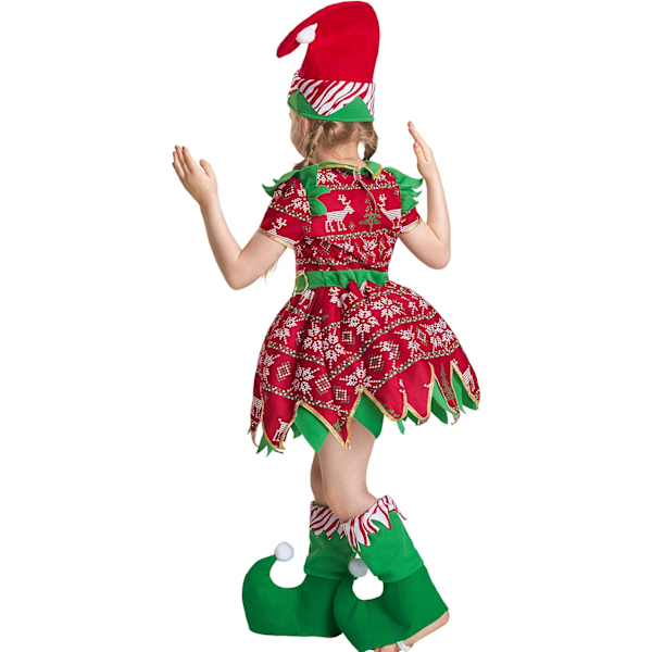 Feydräkt Barn Pojkar Flickor Jul Feydräkt Jul Feydräkt Onesie För Jul Karneval Fest (104-140) 3-10 År flickor 4-6 ans