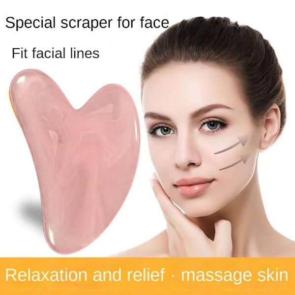 Guasha Skrapa Massagebräda VIT VIT WHITE