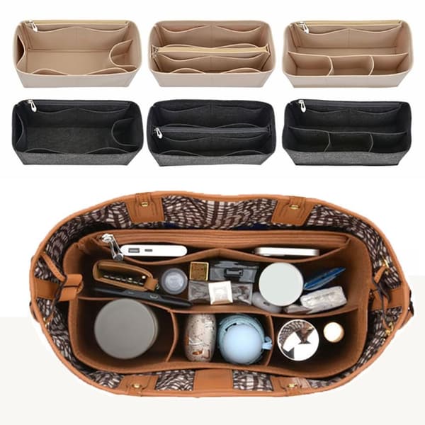 Handväska Insats Väska Handväska Foder BEIGE 3# 3# Beige 3#-3# Beige 3#-3#
