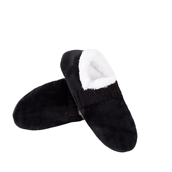 Pehmeät pohjat miehille, mukavat lämpimät lattiakengät Musta Black 40-45