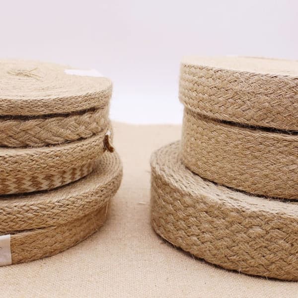 Flettet Jute Tau Burlap Tau 1.5CM 1.5cm 1.5cm