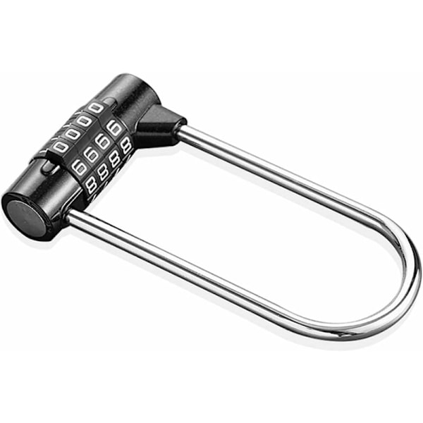 Master Lock Kombinationslås Digital Adgangskodelås 4-cifret Kombinationslås til Fitnesscenter, Skole, Arbejdsskabe, Hegn, Hægter, Skure, Værktøjskasser