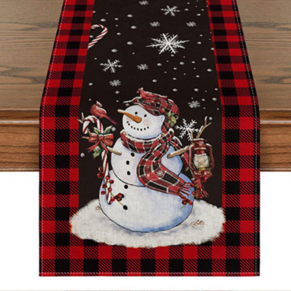 IC God Jul Vinterhelgstema bordsdekoration,