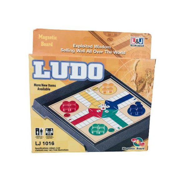 Fia med Push/Ludo Magnetisk - Brætspil Multicolor