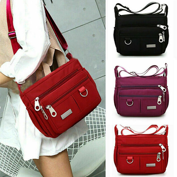 Axelväska Messenger Bags Cross Body ROSE RED rose red