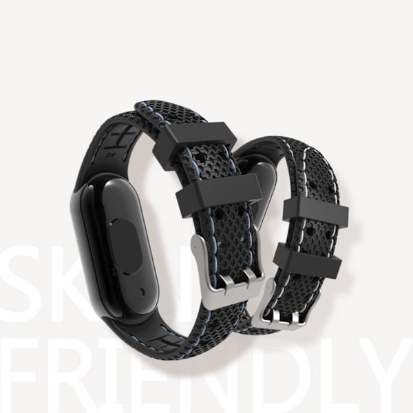 Gummibånd Silikone Urarmbånd SORT sort black