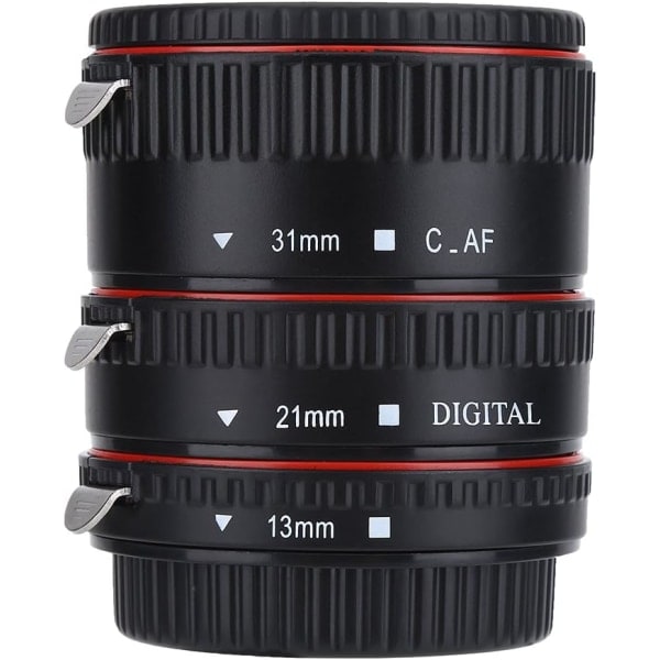 IC Autofokus Makro Objektiv Förlängningsrör Set AF Makro Förlängningsrör Ring 13mm, 21mm, 31mm
