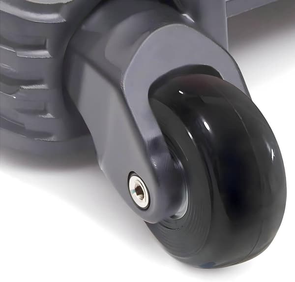 4 erstatningsbagagehjul - 50*18 mm, med skruer - Reparationsdele til kuffert - Sort