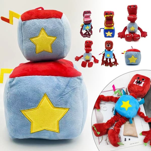 Boxy Boo Project Playtime pehmolelu, söpö sarjakuvahahmo