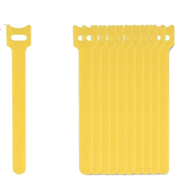 IC Gjenbrukbare buntband Pakke med 100 Gjenbrukbare buntband, festebånd Stropper for hodetelefoner Telefoner Ledningsinnpakning (15 cm)