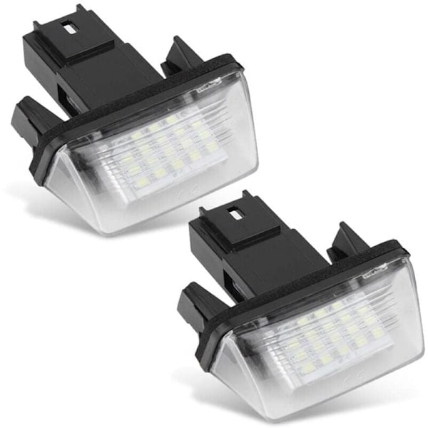 2kpl 18 LED-auton rekisterikilven valo vasen & oikea C3 2002-2009 / BERLINGO / 306 307 406 5008..DEBUNS