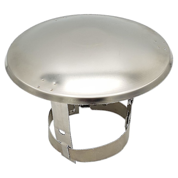 Rustfritt stål pipehatt for skorstein - regnbeskyttelse - 60-250mm Xd2