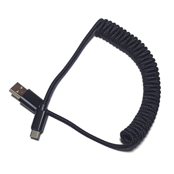 Typ C Micro Coiled Cable Wire Mekaniskt tangentbord USB kabel Typ-C till USB -port/ USB V2-kabel för Poker GH60 A