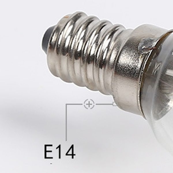 12x Pære 40W E14 Lyskilde Klar Hvid Klassisk Lyspære STOL