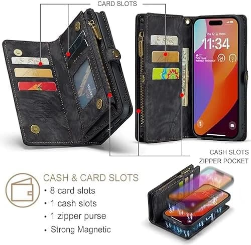 caseme 008 iphone 16 pro max sort sort black