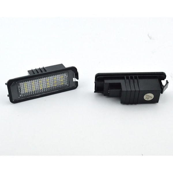 2 stk. nummerpladelys bil lampe til VW Golf 4/5/6 2 stk. 2pcs