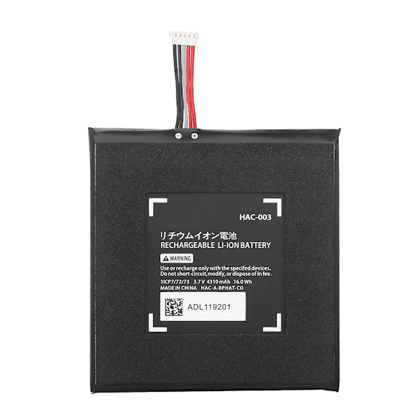 HAC-003 Uppladdningsbara batterier för Switch spelkonsol med reparationsverktyg