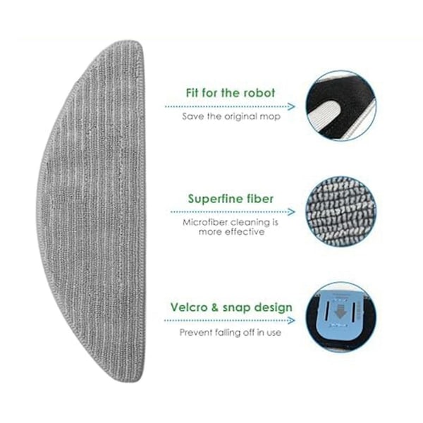 Ersättningsmoppdukar för iRobot Roomba Combo I5, I5+, J5, J5+ dammsugare reservdelar