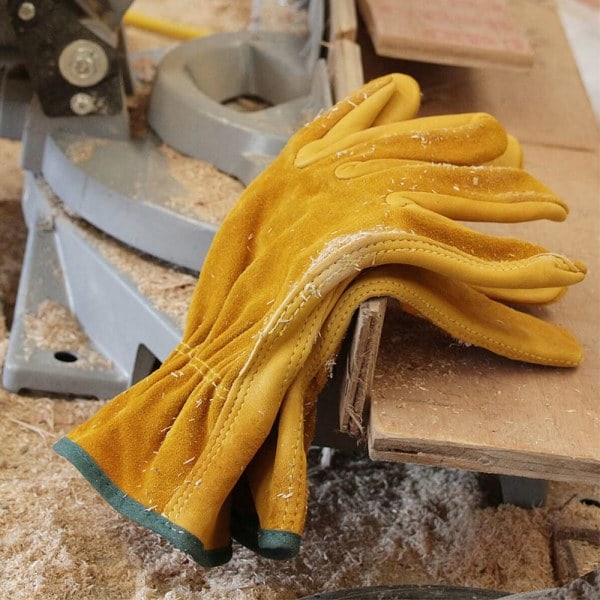 IC Hagehansker Arbeidshansker med elastiske mansjetter for menn og X-Large