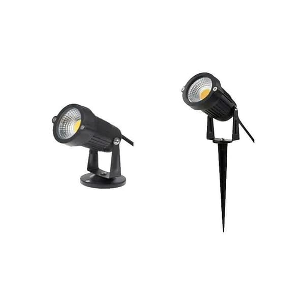 4 LED-kohdevalon sarja 3W 220V Säädettävät puutarhakohdevalot Ulkovalaistus Puutarhaterassi