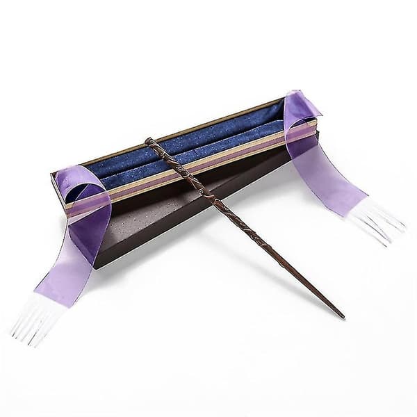 Hermine Grang sin tryllestav med Ollivanders tryllestavboks_ll Purple