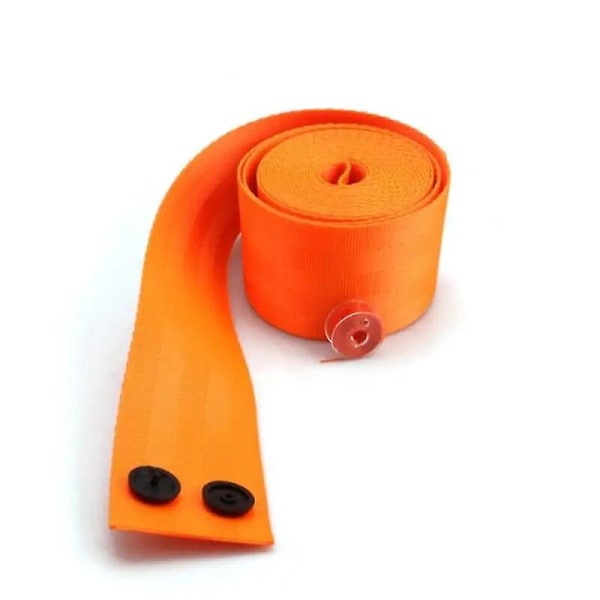 Universal 3,6 m sikkerhedssele til bil 4,8 cm bred farverig imitation nylon bil modificeret sikkerhedssele sele stropper
