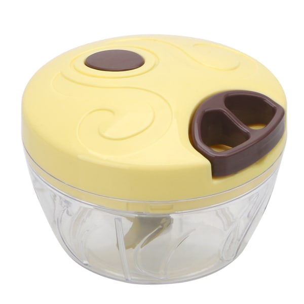 Kök Verktyg Mincer Slicer Shredder Vitlök Lök Slicer Yellow