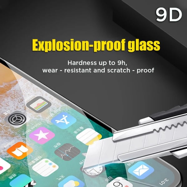 4st skärmskydd för Xiaomi Redmi 7 Glass Protective