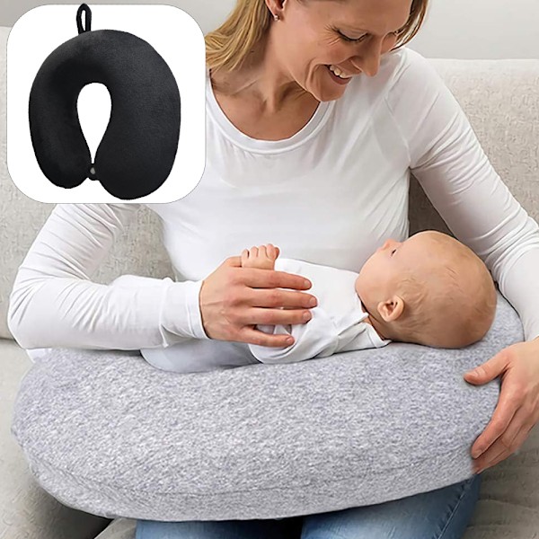 Amningskuddeöverdrag 100% slätstickad bomull 2-pack, mjukt amningskuddeöverdrag, perfekt för ammande mödrar